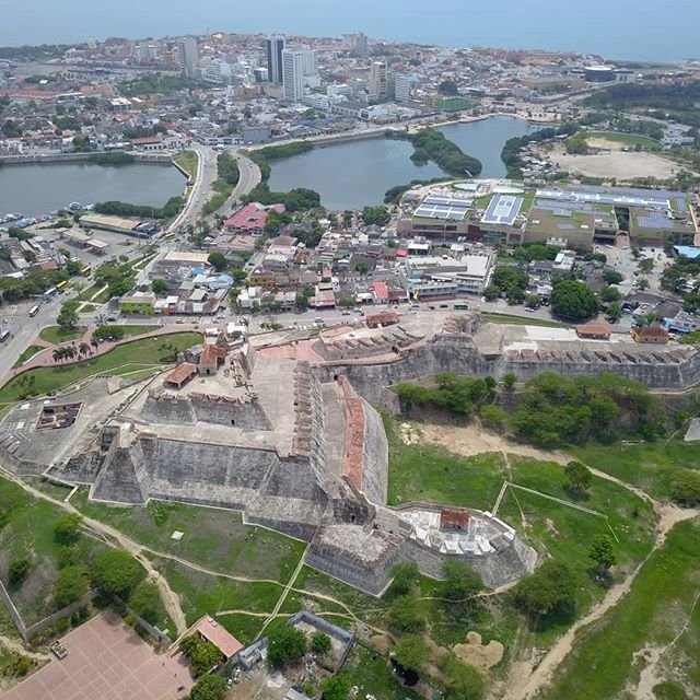 Castillo San Felipe en Cartagena de Indias