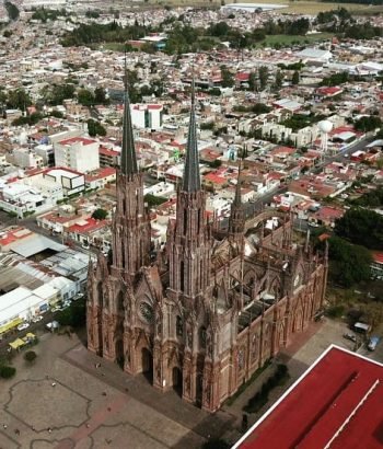Vista aérea de la catedral de Zamora