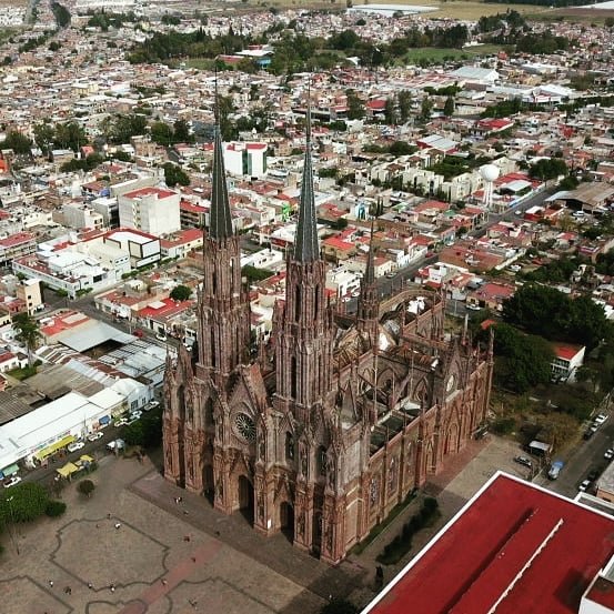 Vista aérea de la catedral de Zamora