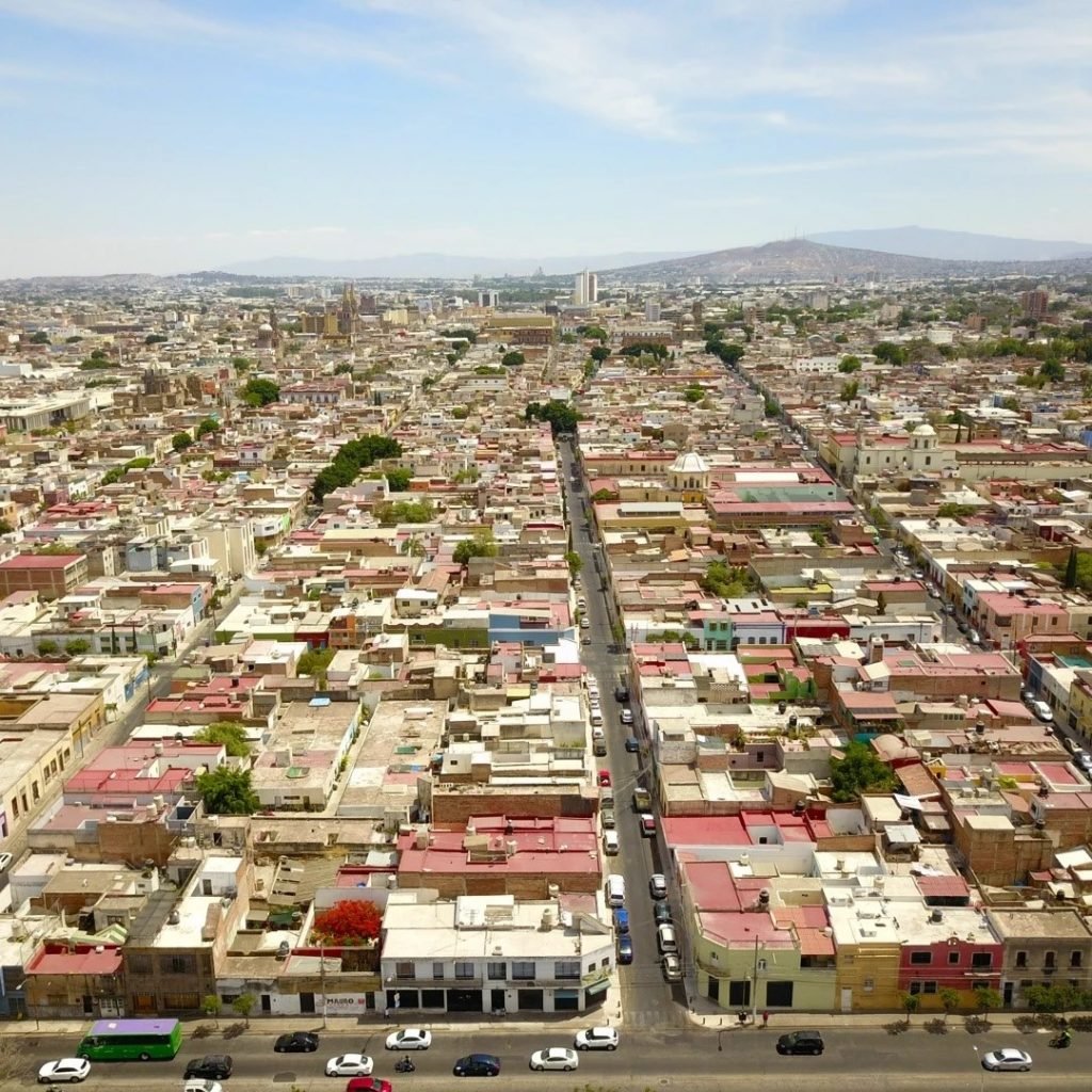 Vista del centro de Guadalajara desde el parque Alcalde