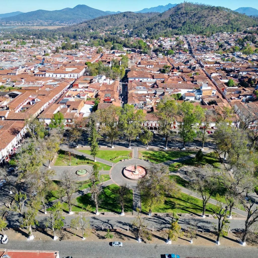 Plaza Grande en Patzcuaro