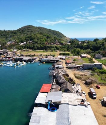 Puerto Vicente Guerrero: paz y tradición costera desde el cielo